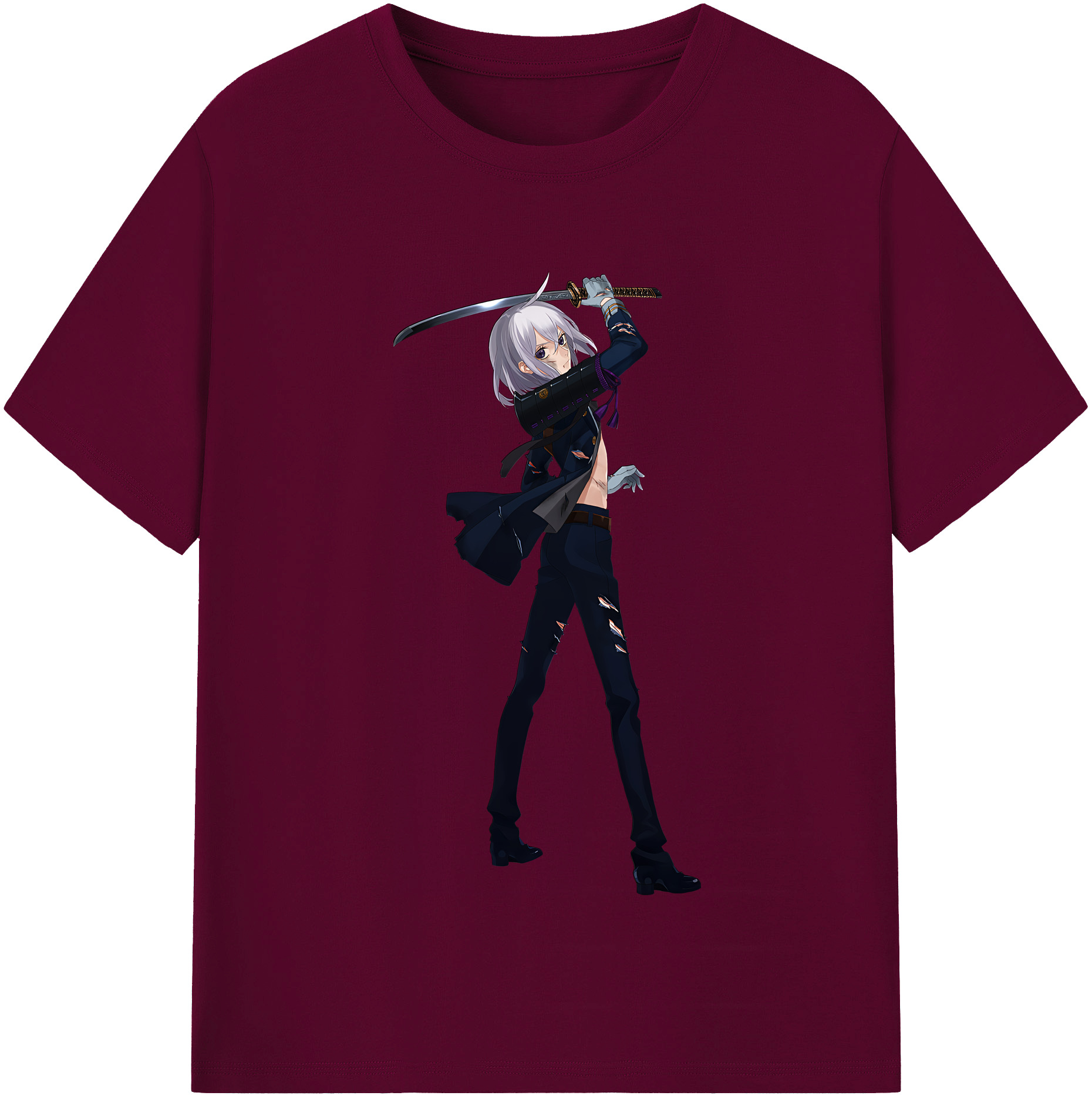 （画像用） 刀剣乱舞 Touken Ranbu レディースカジュアルプリントTシャツ（綿100％）